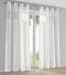 Halbtransparenter weisser Vorhang Jessy