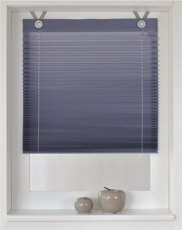 Raffrollo Ösenrollo Olbia grau