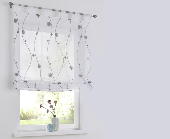 Raffrollos mit Schlaufen