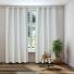 Vorhang Dimout weiss grau blickdicht
