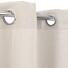 Vorhang Dimout weiss grau Ösenaufhängung