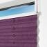 Plissee Brisa aubergine Schiene