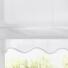 Raffrollo Baumwolle Olivia weiss Volant Paspel