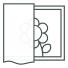 Raffrollo Schlaufenrollo Brondby halbtransparent