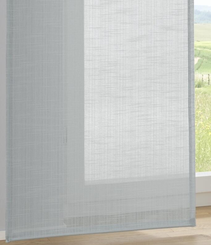 Leinenstruktur Bosten türkis Schiebevorhang