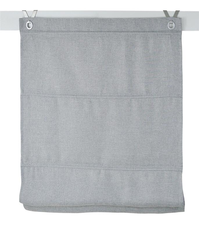 Raffrollo nach Maß Dimout grau verdunkelnd