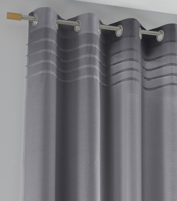 Ösen und feine Biesen-Blende Hochwertiger Stoffabschluss für moderne Fenster-Dekoration