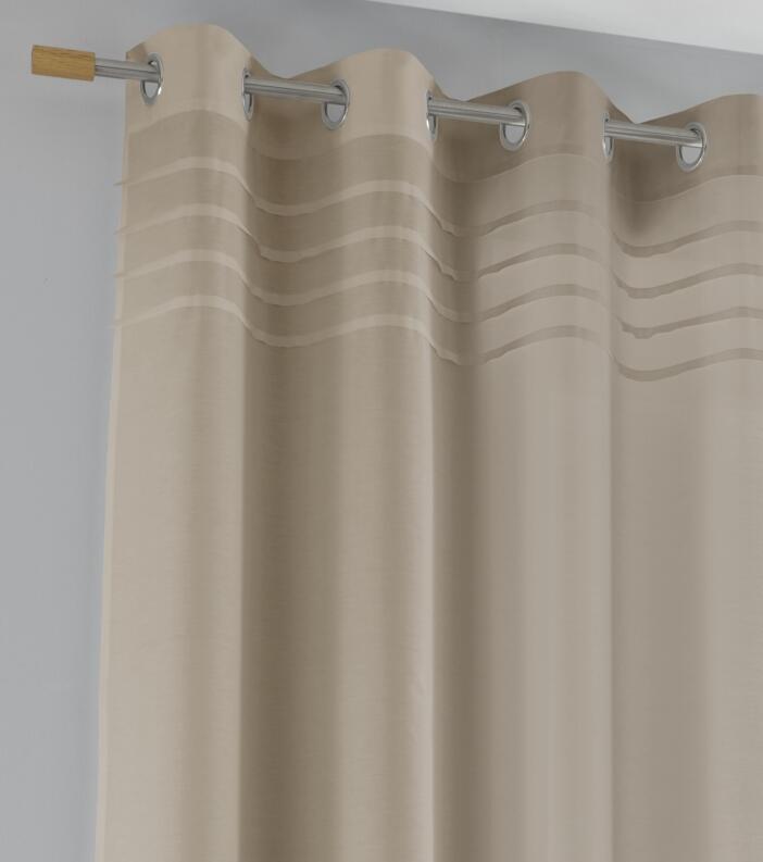 feine Biesen-Blende Hochwertiger Stoffabschluss für zeitlose Fenster-Eleganz