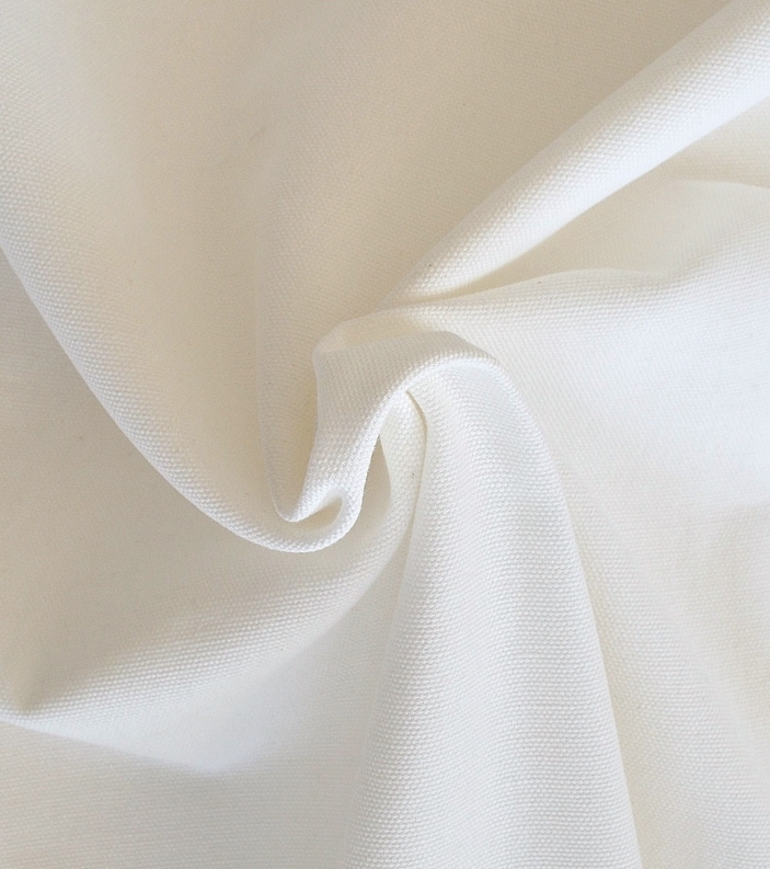 Baumwollstoff Duck offwhite wollweiss