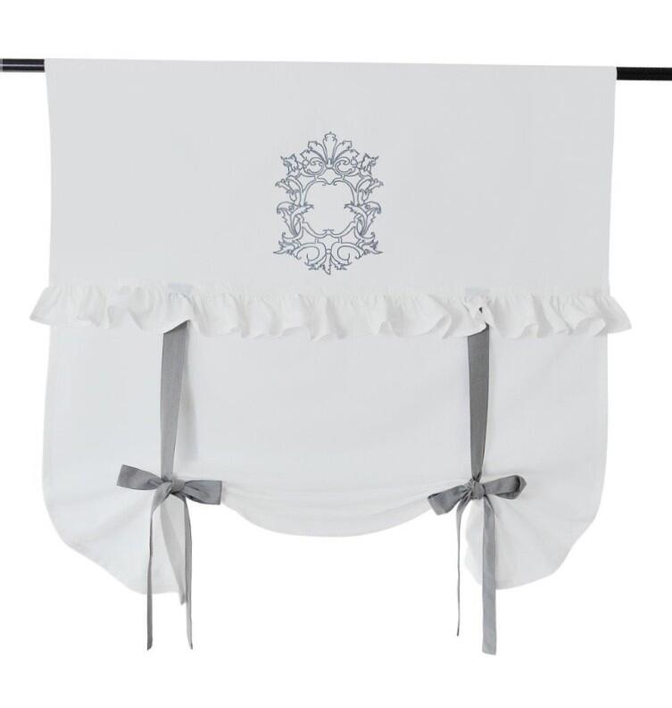 Siena Bindegardine weiss grau