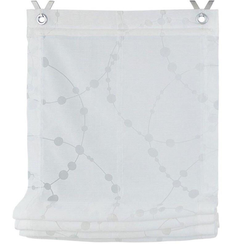 Raffrollo_Ösenrollo_Cadena_weiss