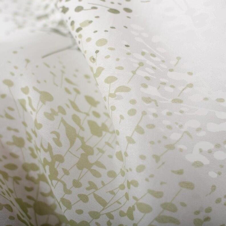 Vorhang_Ösenschal_Bellinda_grün_Detail_Stoff