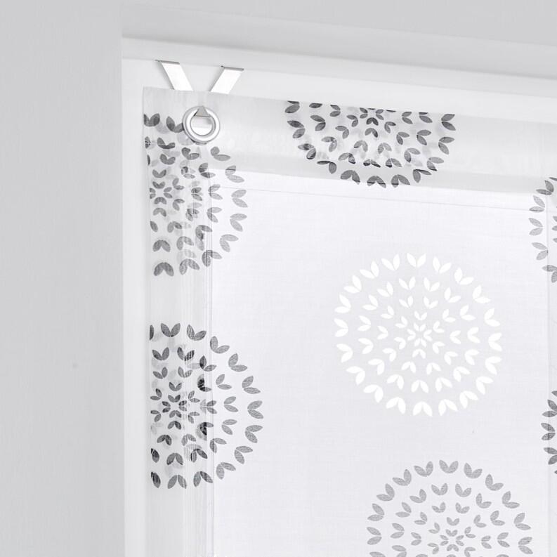 Raffrollo Bella anthrazit ohne Bohren