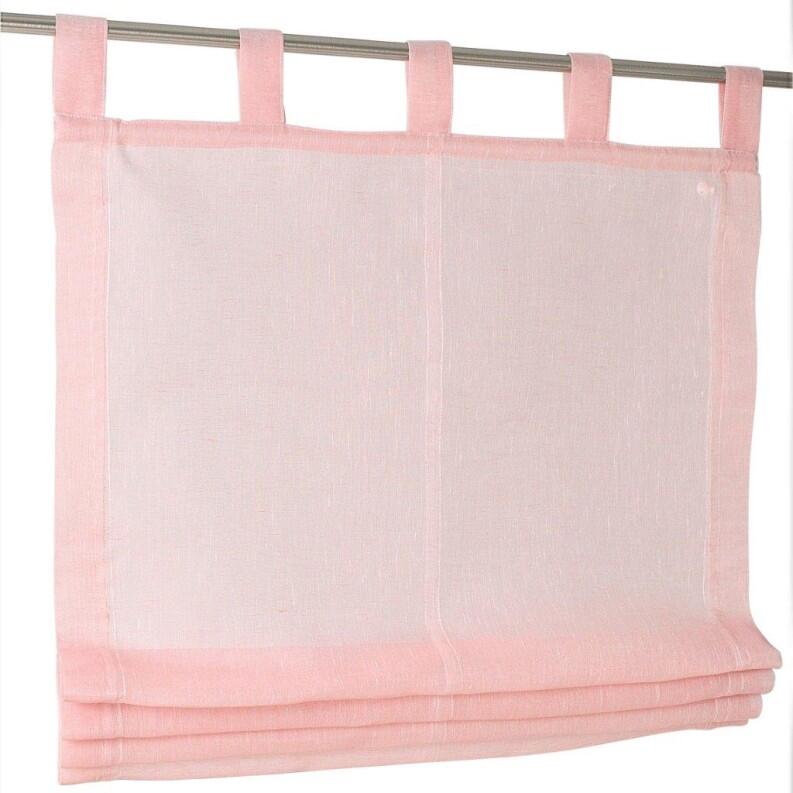 Raffrollo Schlaufenrollo Brondby rose