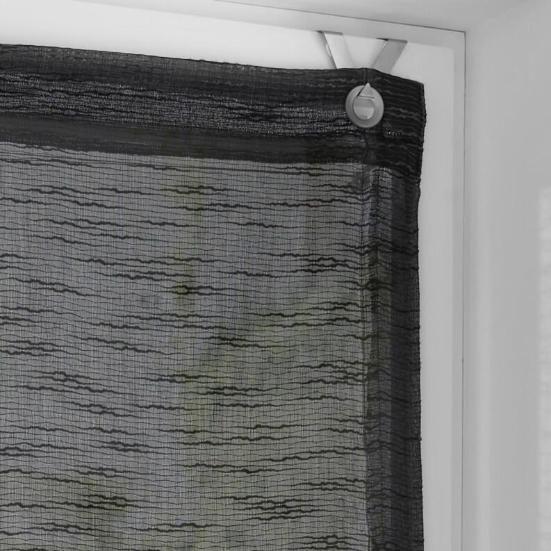 Raffrollo Fensterhaken Ösenaufhängung Celtic annthrazit