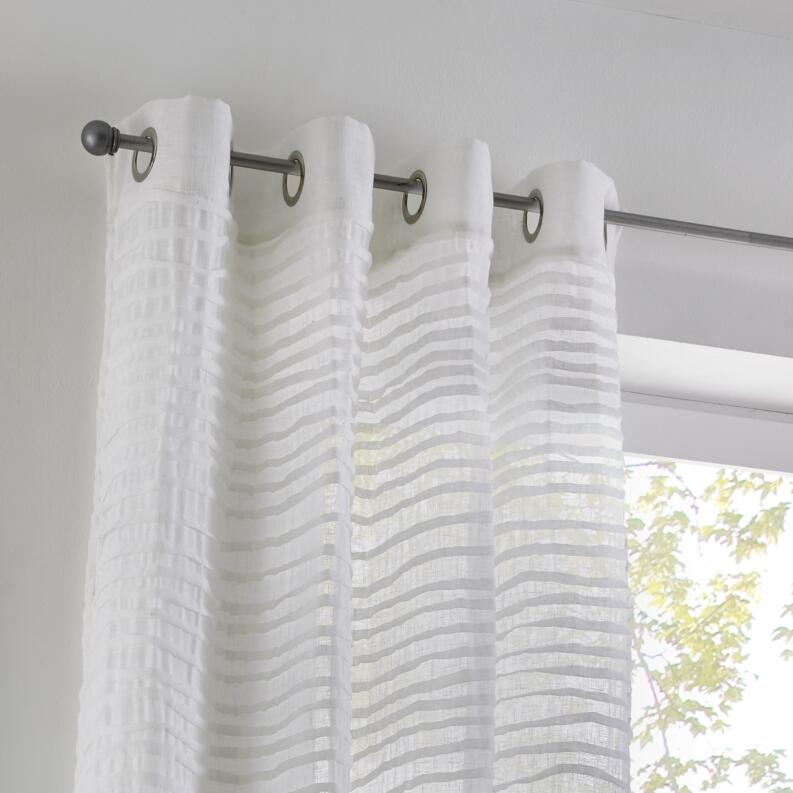 Vorhang Crinkle Musselin Ösenaufhängung