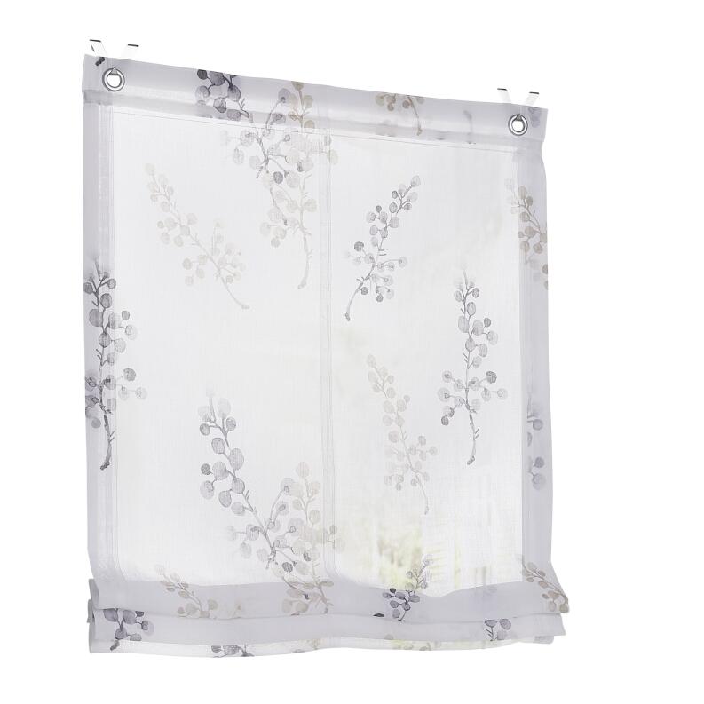 Danny Raffrollo nach Maß mit Ösen weiß taupe