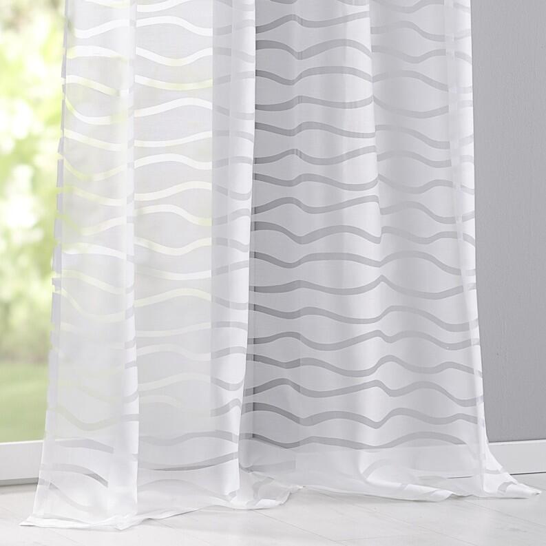 Weißer Vorhang Enya Asubrenner Ösengardine