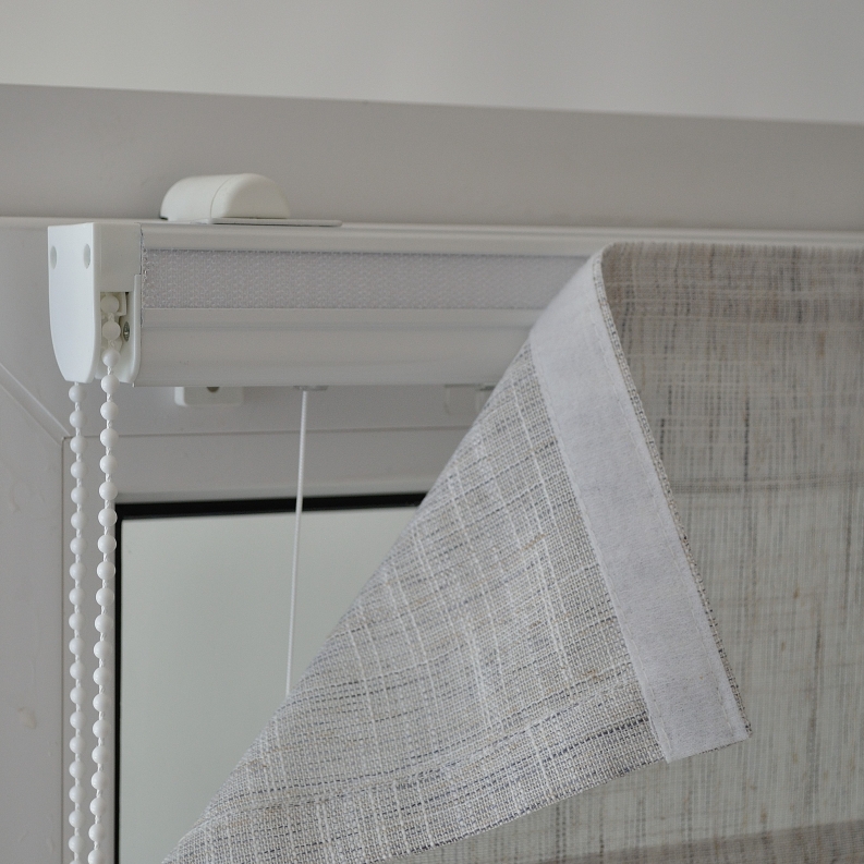 Raffrollo Kettenzug Fensterrahmen Velourband