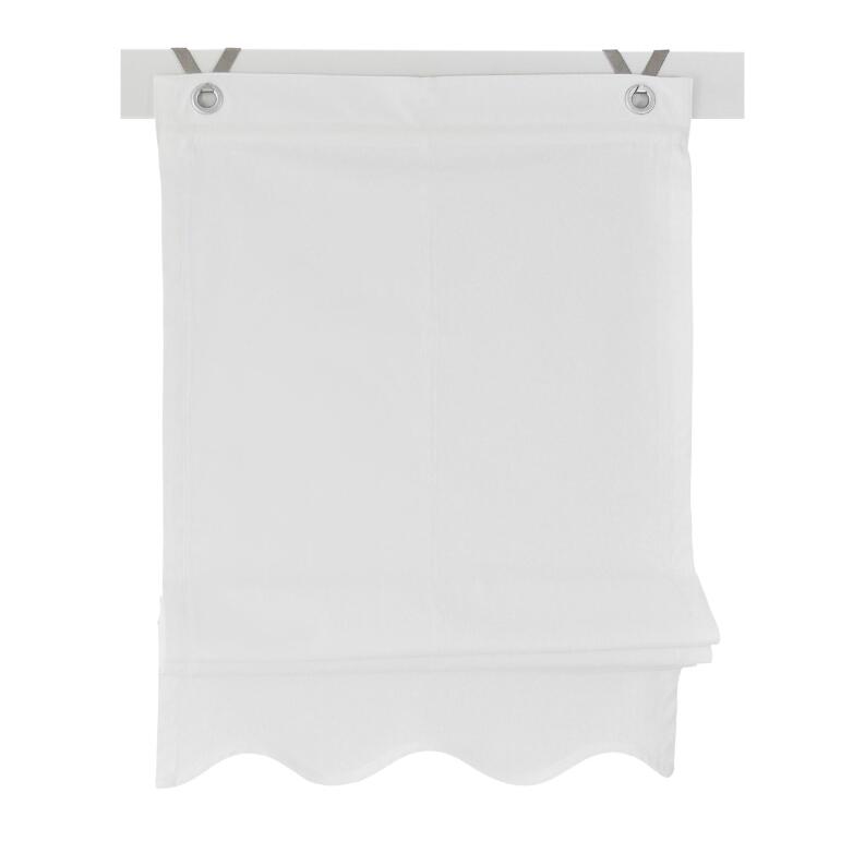 Raffrollo_Ösenrollo_Olivia_weiss