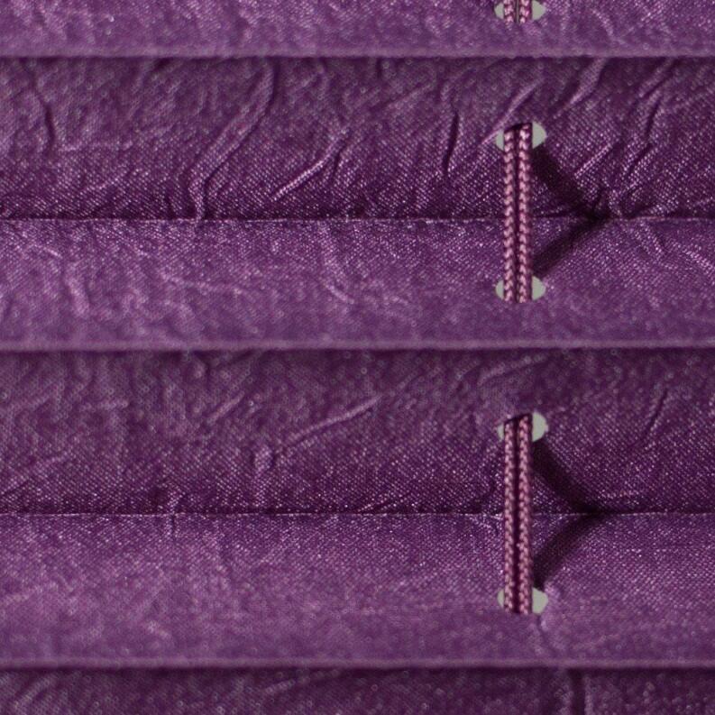 Plissee Brisa aubergine Detail