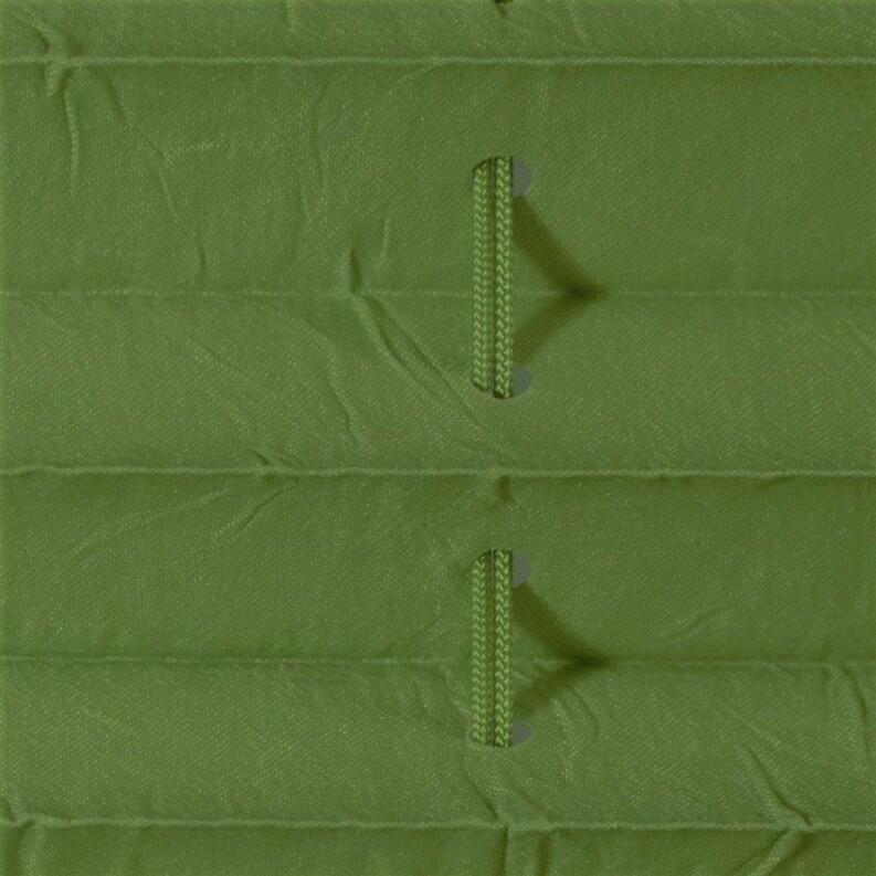 Plissee Brisa grün Detail