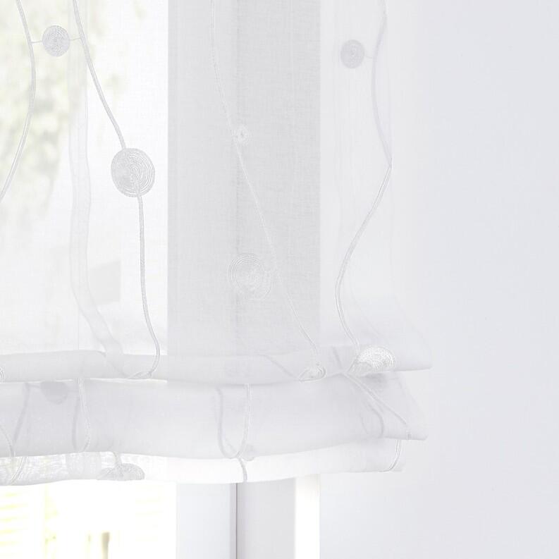 Schlaufenrollo Nelly geraffte Falten