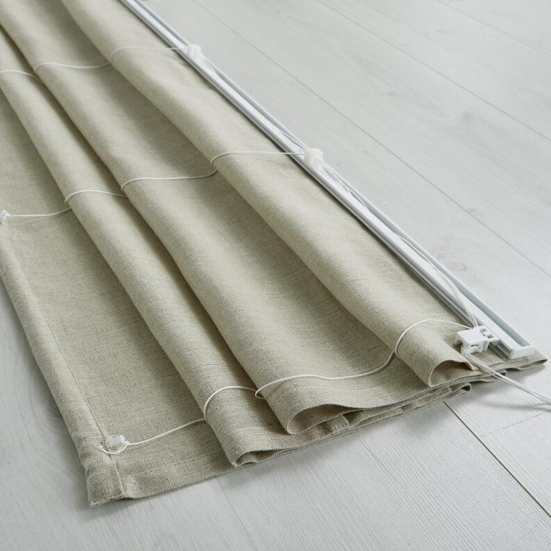 Leinenrollo Metis nach Maß Kordelzug