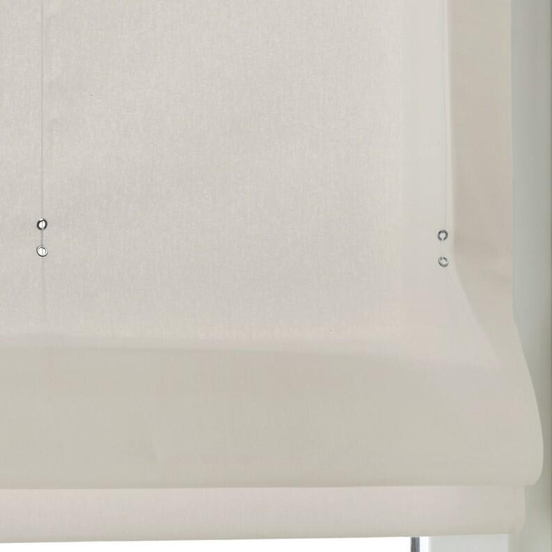 Raffrollo Stig natur Baumwolle blickdicht