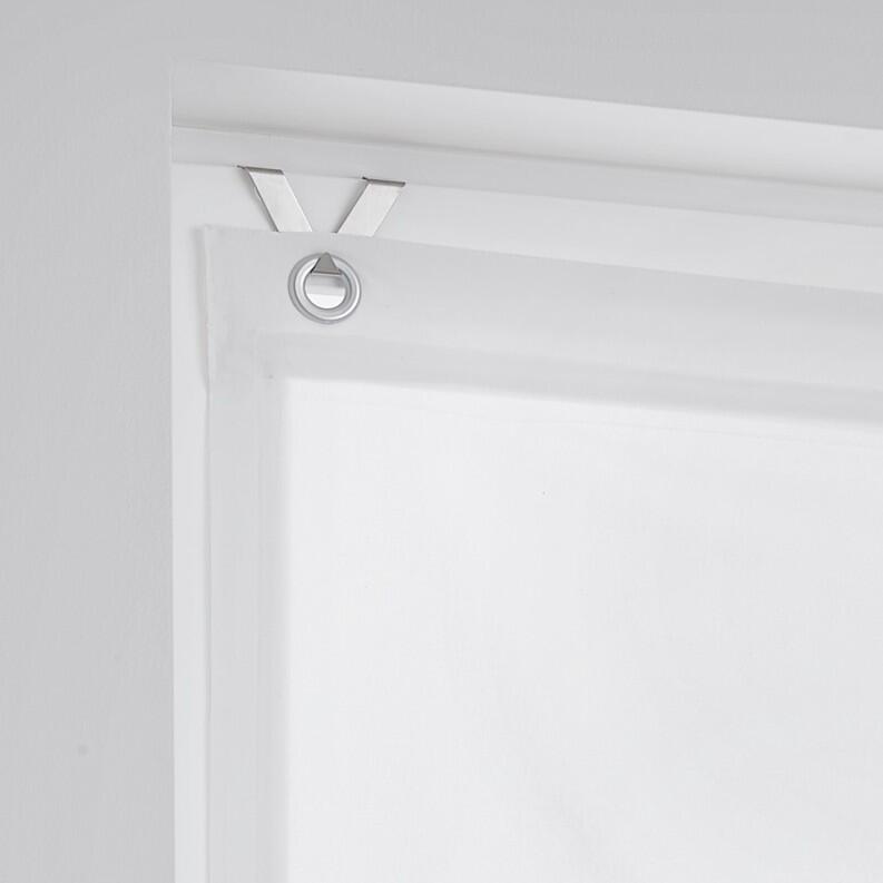 Ösen Raffrollo Stig mit Hakenaufhängung