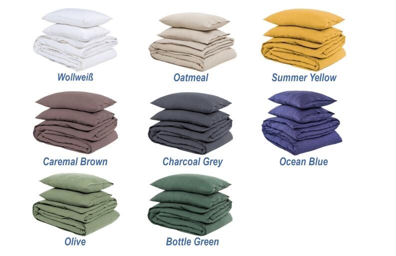 Farbauswahl - Kutti Leinenbettwäsche Soft Touch