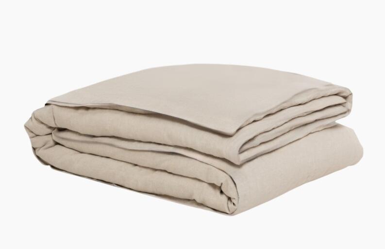 Kutti Leinen Bettbezug - Farbe haferbeige