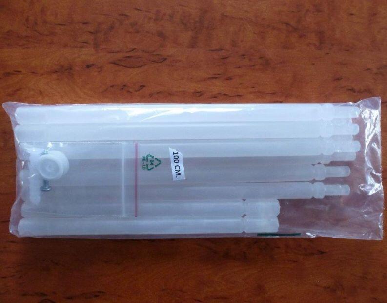 Beschwerungstab Set transparent für Kutti Raffrollo Gr. 100