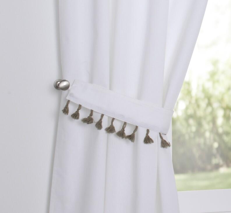 Vorhang Honey mit Raffhalter Quasten