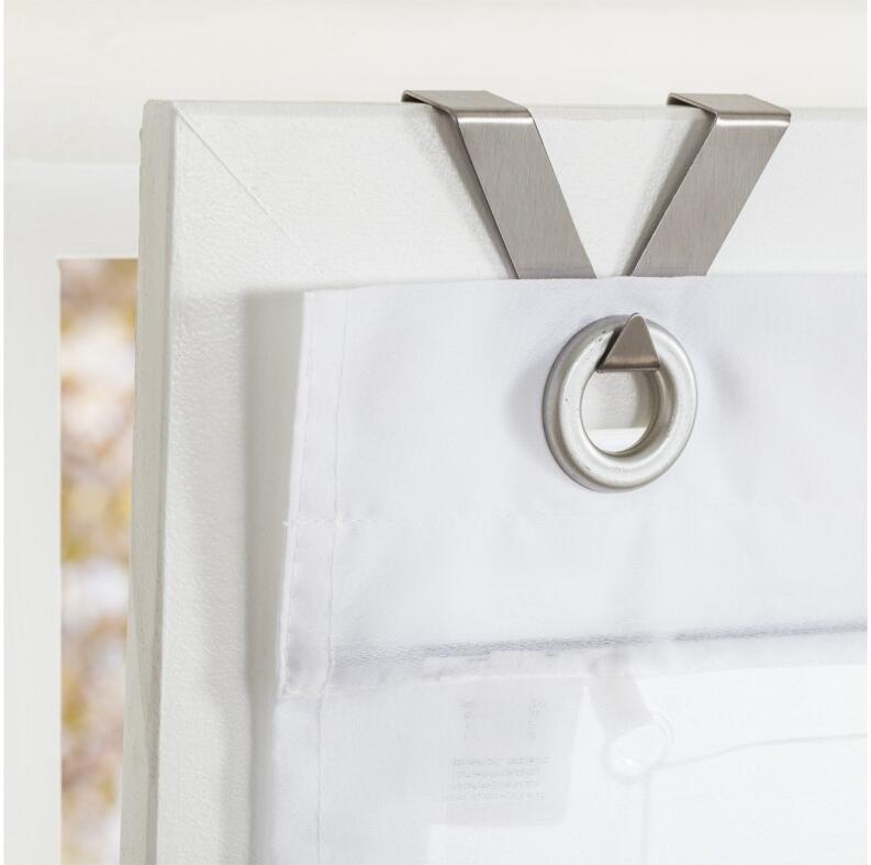 Hakenaufhängung Ösenrollo Metis linen